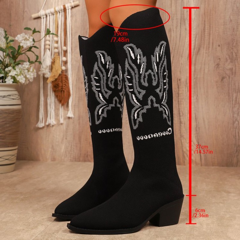 Embroidery Fabric - 2026 New Retro Embroidery Low Heels