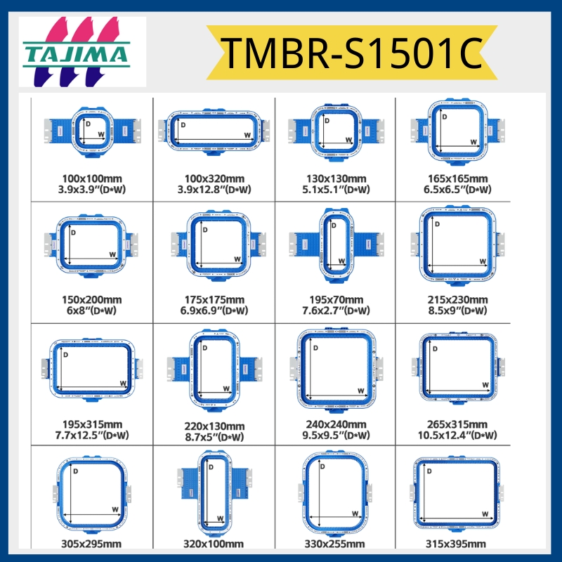 Embroidery Generator - Sewpassion-Magnetic Embroidery Hoops for Tajima, TMBR-S1501C