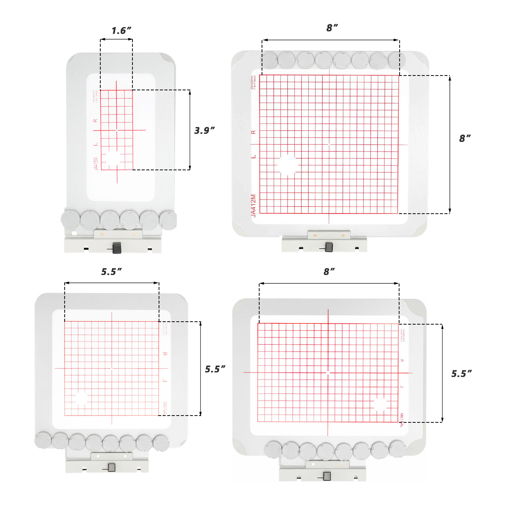 Embroidery Generator - Magnetic Hoop for Janome MC 500E