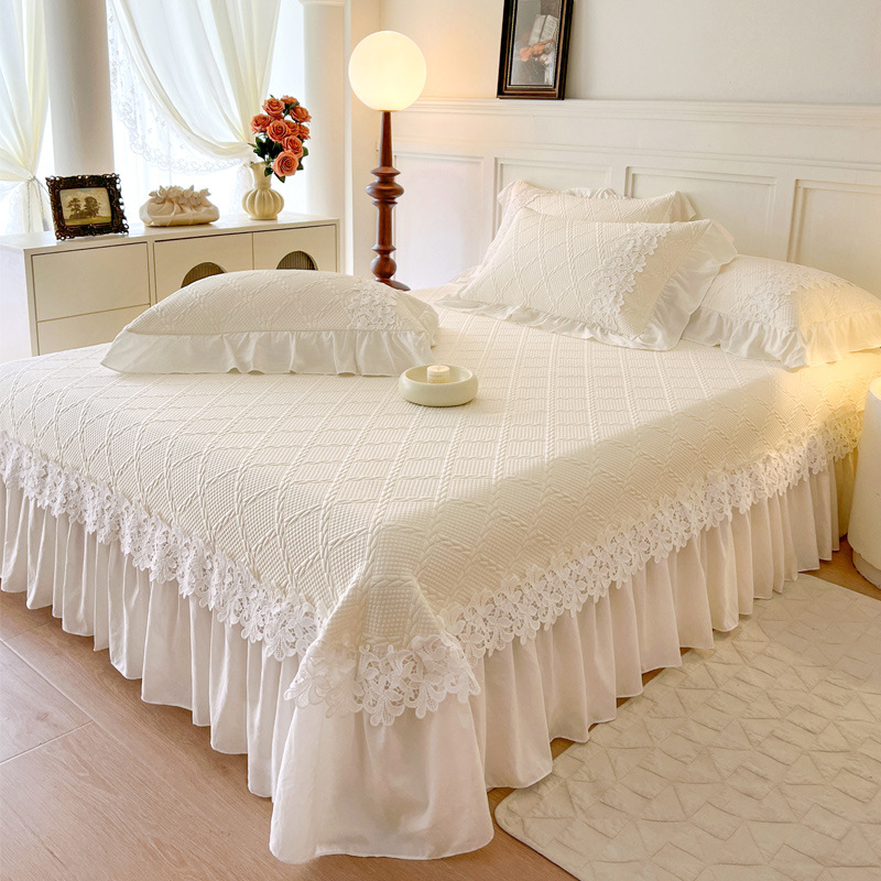 Embroidery Quilt Cover - French Embroidery Luxury Cooling Bedspread Set