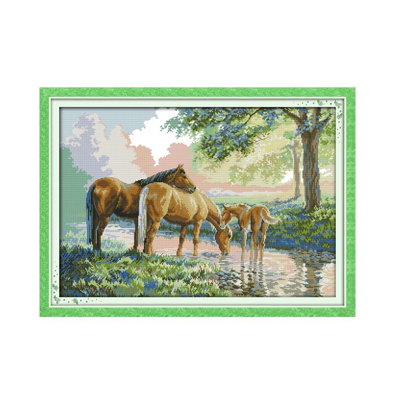 Embroidery X Stitch - Joy Sunday Cross Stitch Kit Stamped