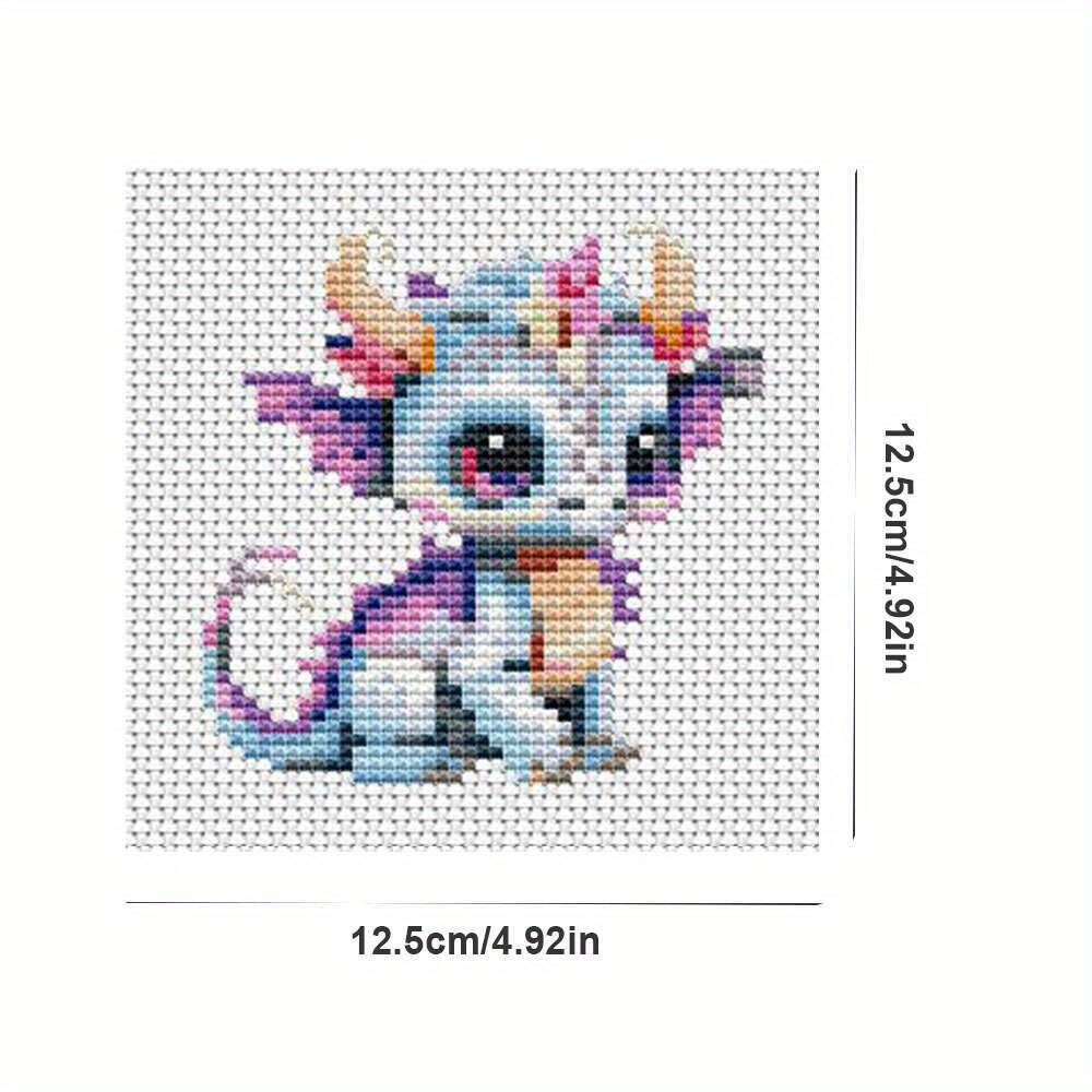 12Pcs Dragon Cross Stitch 11CT - огляд і ціна Embroidery X Stitch