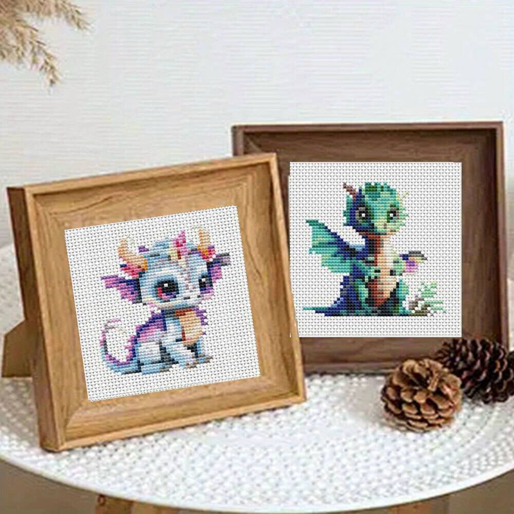 12Pcs Dragon Cross Stitch 11CT - огляд і ціна Embroidery X Stitch