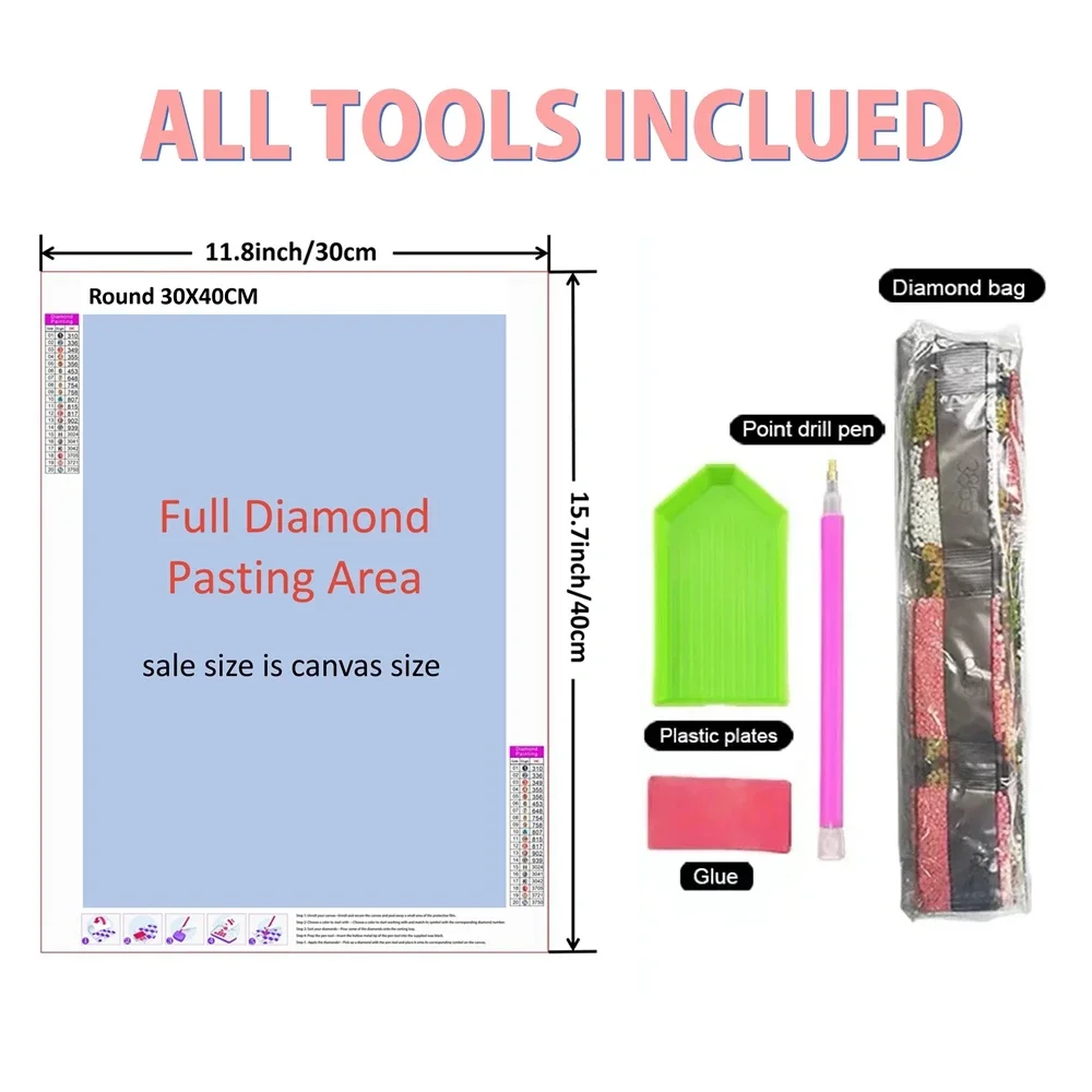 Diamond painting set, abstract - огляд і ціна Embroidery Xpress