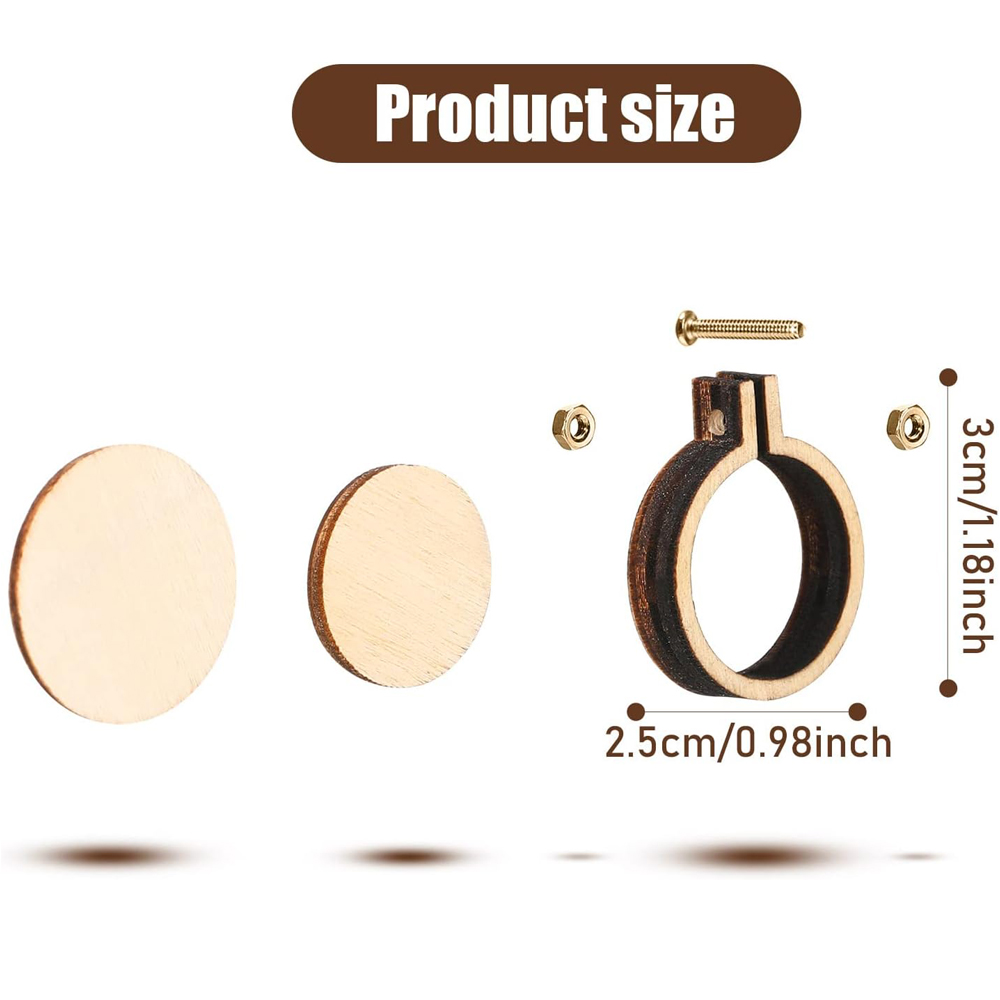 10Pcs/Set Wooden Mini Embroide - огляд і ціна Embroidery X Stitch
