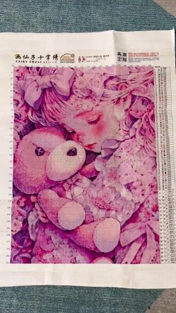 ZZ4801 Sweet Sleeping Girl 11C - огляд і ціна Embroidery X Stitch
