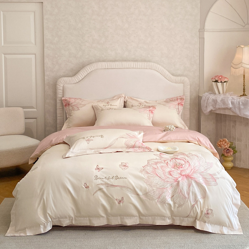 1000TC Egyptian Cotton Flowers - огляд і ціна Embroidery Quilt Cover