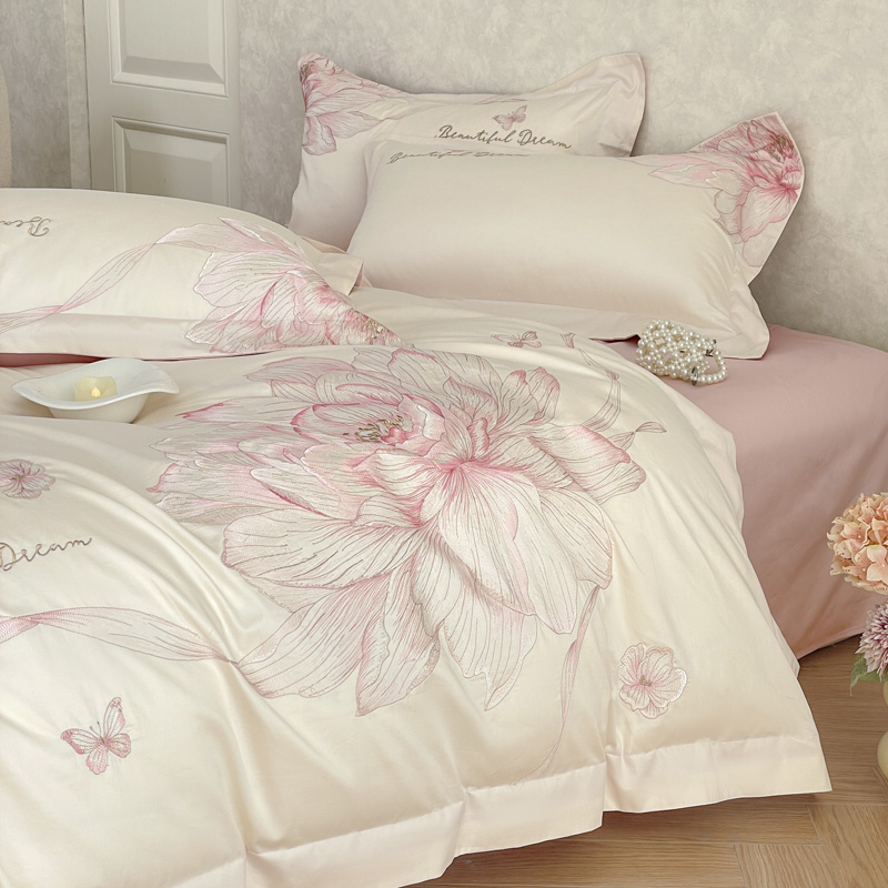 1000TC Egyptian Cotton Flowers - огляд і ціна Embroidery Quilt Cover