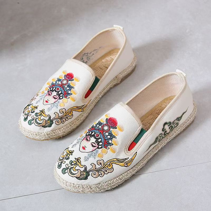 Women Flat Sole Embroidered Cl - огляд і ціна Embroidery Fabric