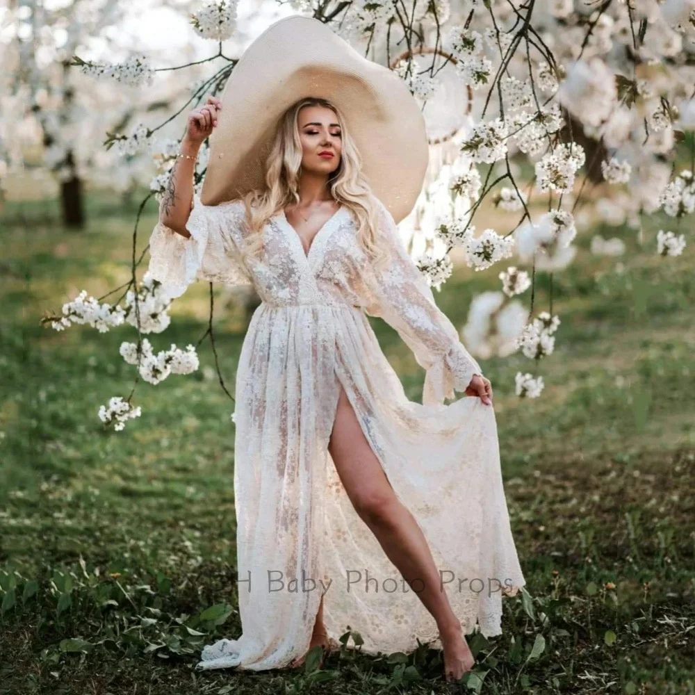 Pregnant Photography Dress Cot - огляд і ціна Embroidery Abaya