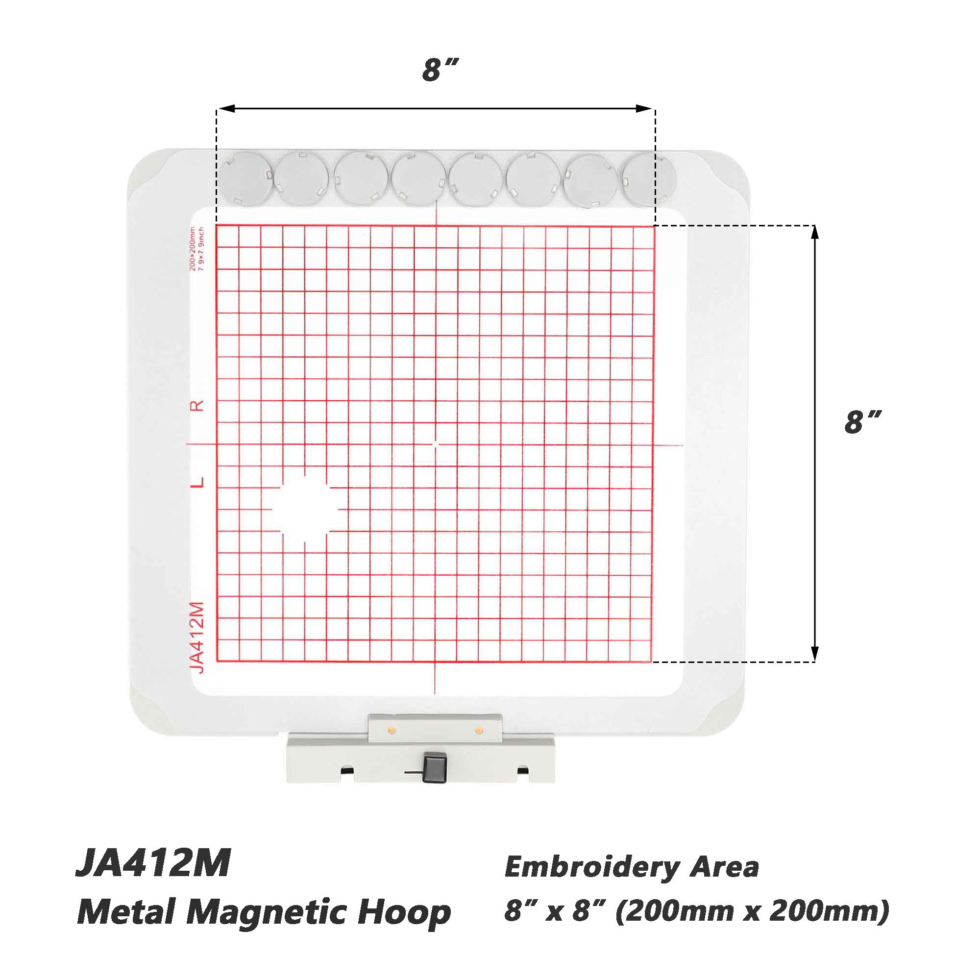 Magnetic Hoop for Janome MC 50 - огляд і ціна Embroidery Generator