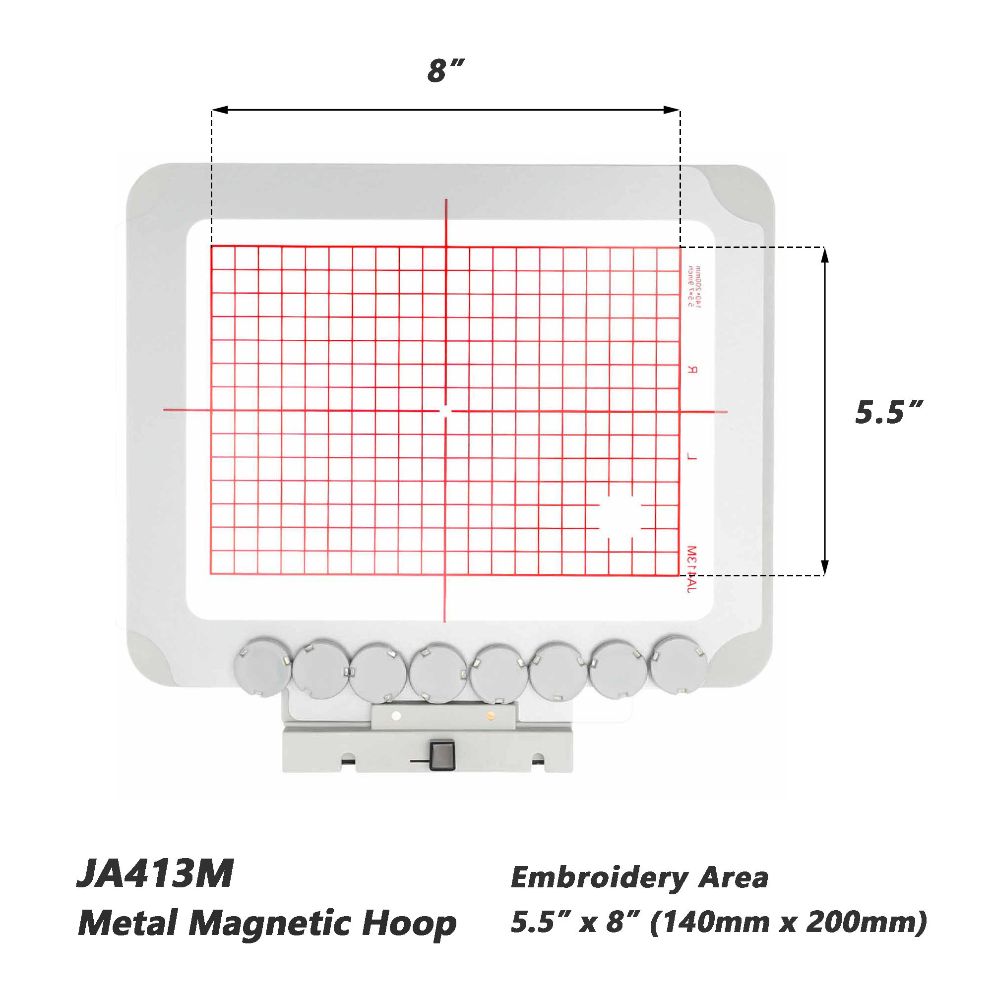Magnetic Hoop for Janome MC 50 - огляд і ціна Embroidery Generator