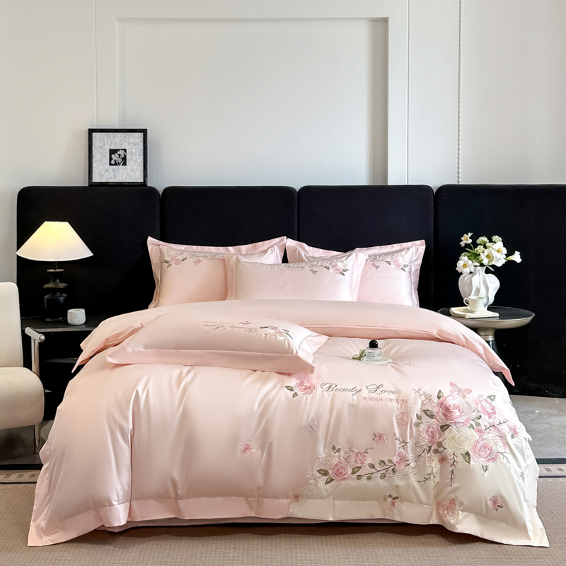 100% Cotton Bedding Set Luxury - огляд і ціна Embroidery Quilt Cover