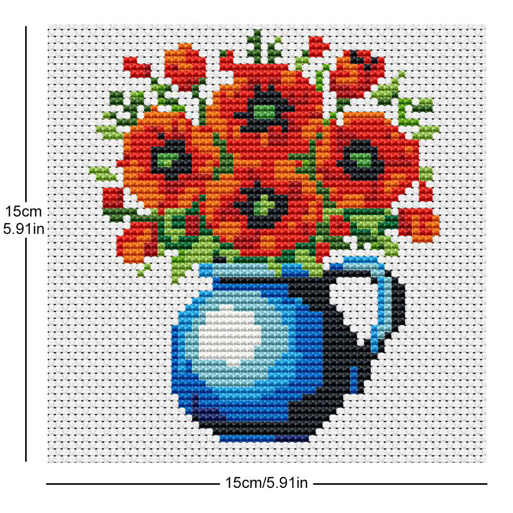 Evershine 8pcs Mini Flower Cro - огляд і ціна Embroidery X Stitch