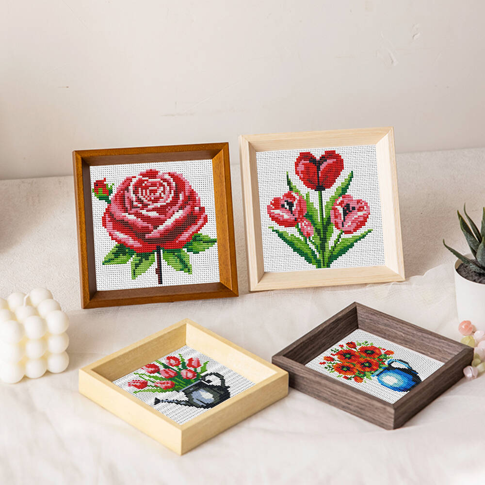 Evershine 8pcs Mini Flower Cro - огляд і ціна Embroidery X Stitch