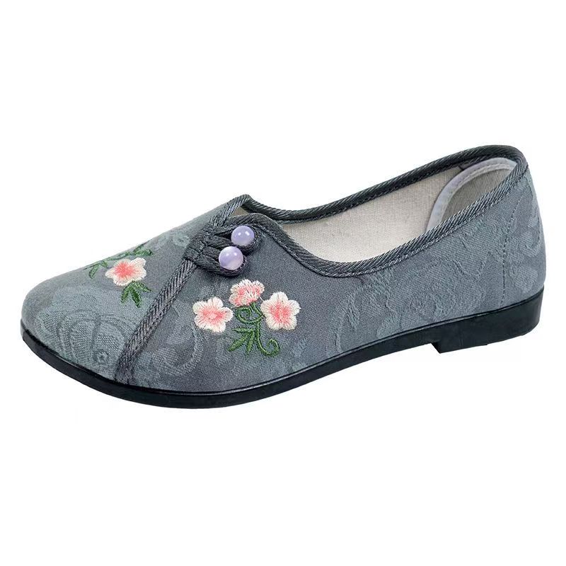 Chinese Style Women Flat sole  - огляд і ціна Embroidery Fabric