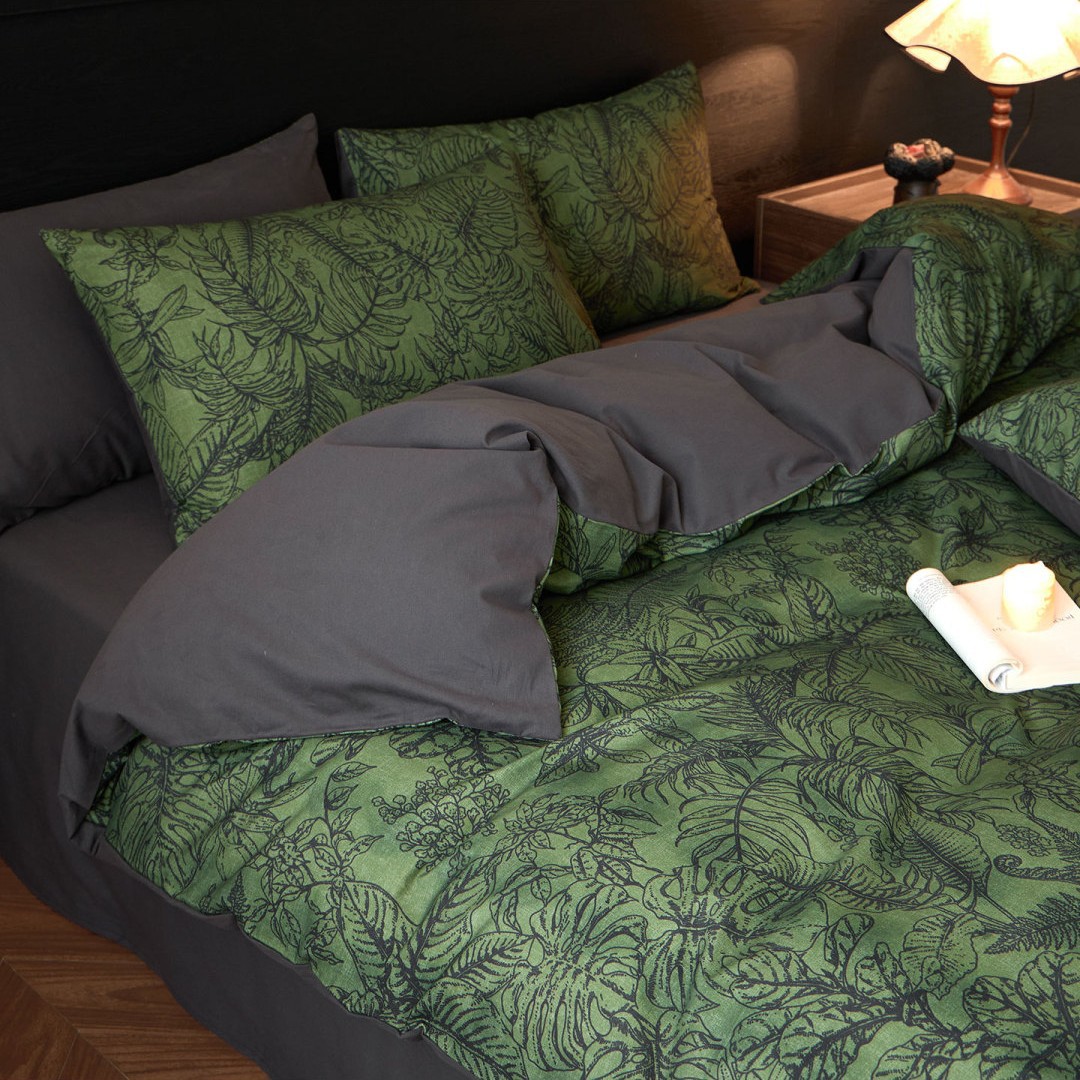 Duvet Cover Bed Linen Set Shee - огляд і ціна Embroidery Quilt Cover