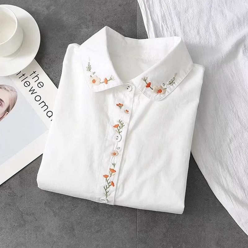 New Pure Cotton White Shirts W - огляд і ціна Embroidery Online