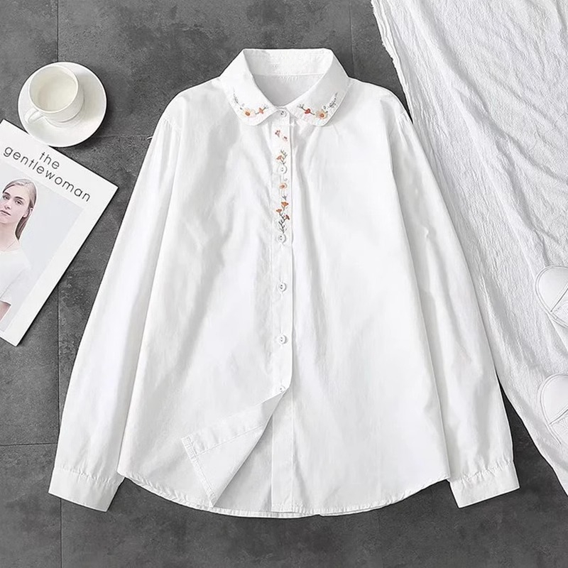 New Pure Cotton White Shirts W - огляд і ціна Embroidery Online
