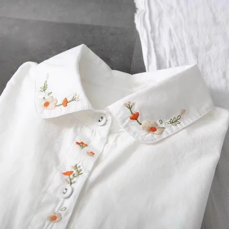 New Pure Cotton White Shirts W - огляд і ціна Embroidery Online