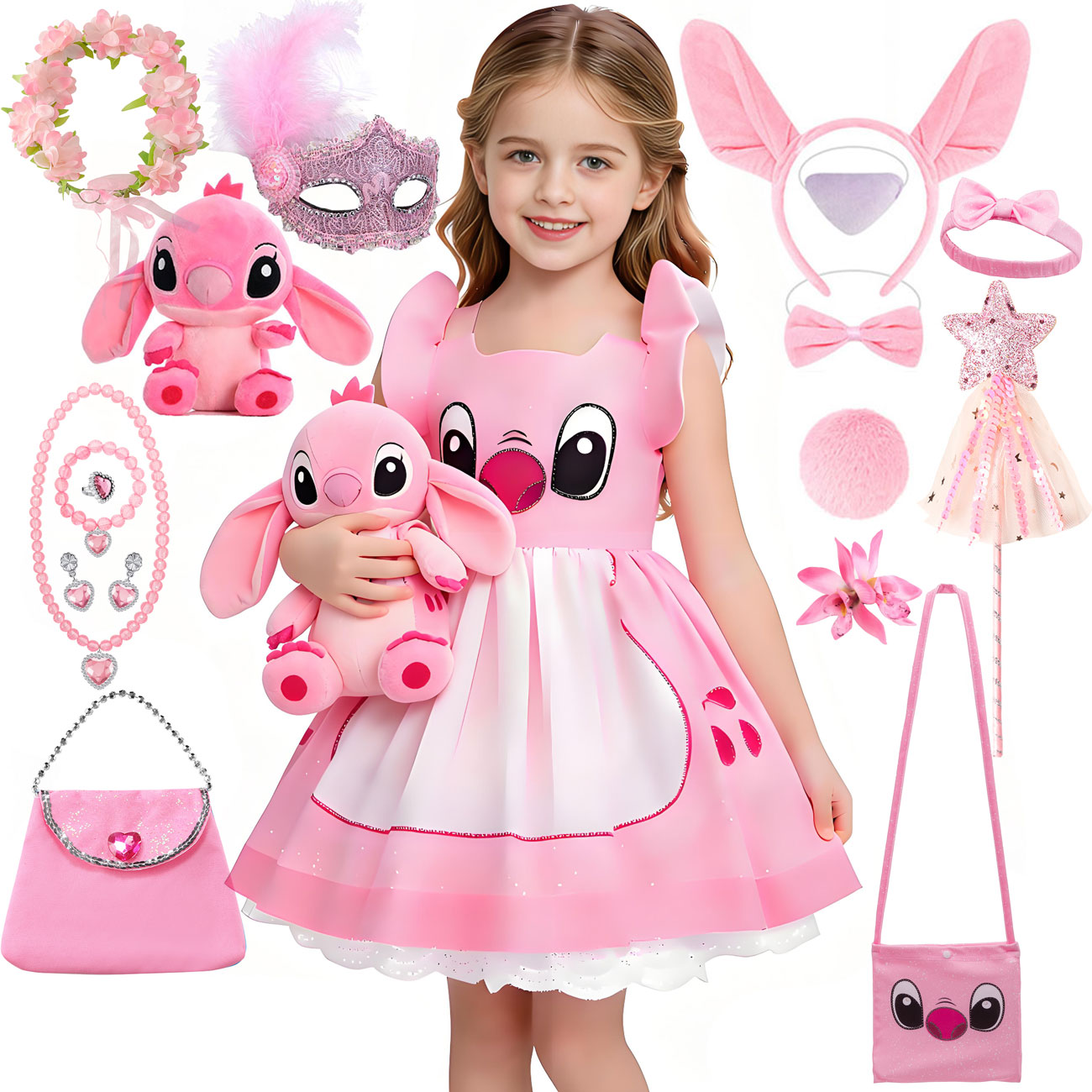 Disney Lilo & Stitch Pink Prin - огляд і ціна Embroidery Online